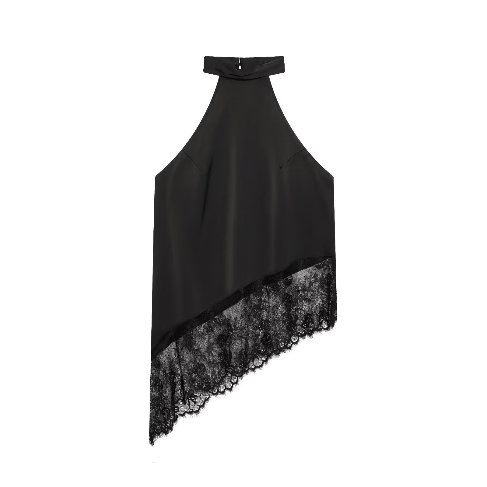 Top con scollo all'americana e pizzo - Camicetta sexy in stile europeo KUN-00093