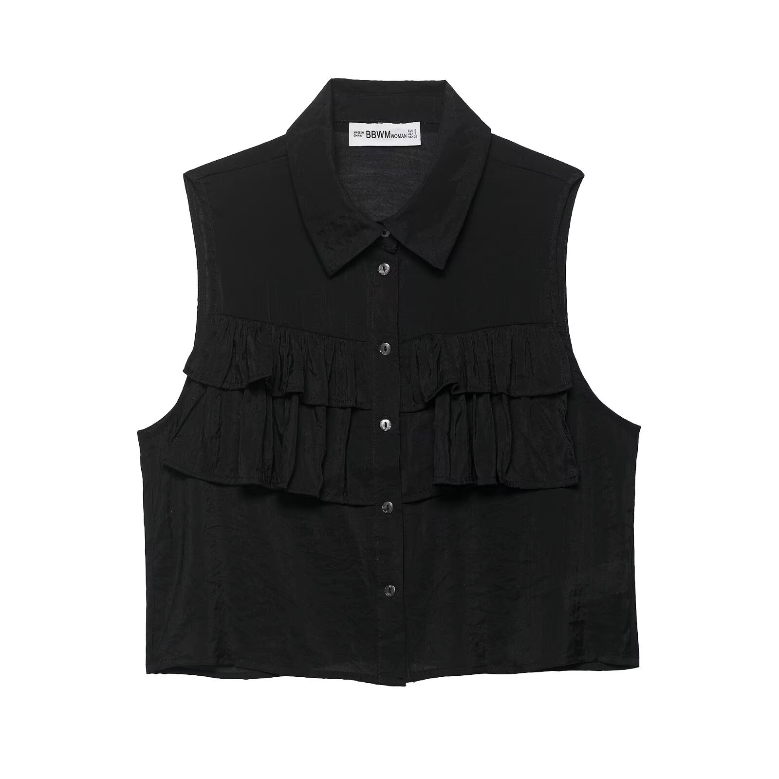 Top da donna semitrasparente a strati - Stile europeo KUN-00097