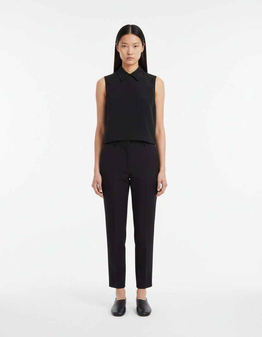 Top da donna semitrasparente a strati - Stile europeo KUN-00097