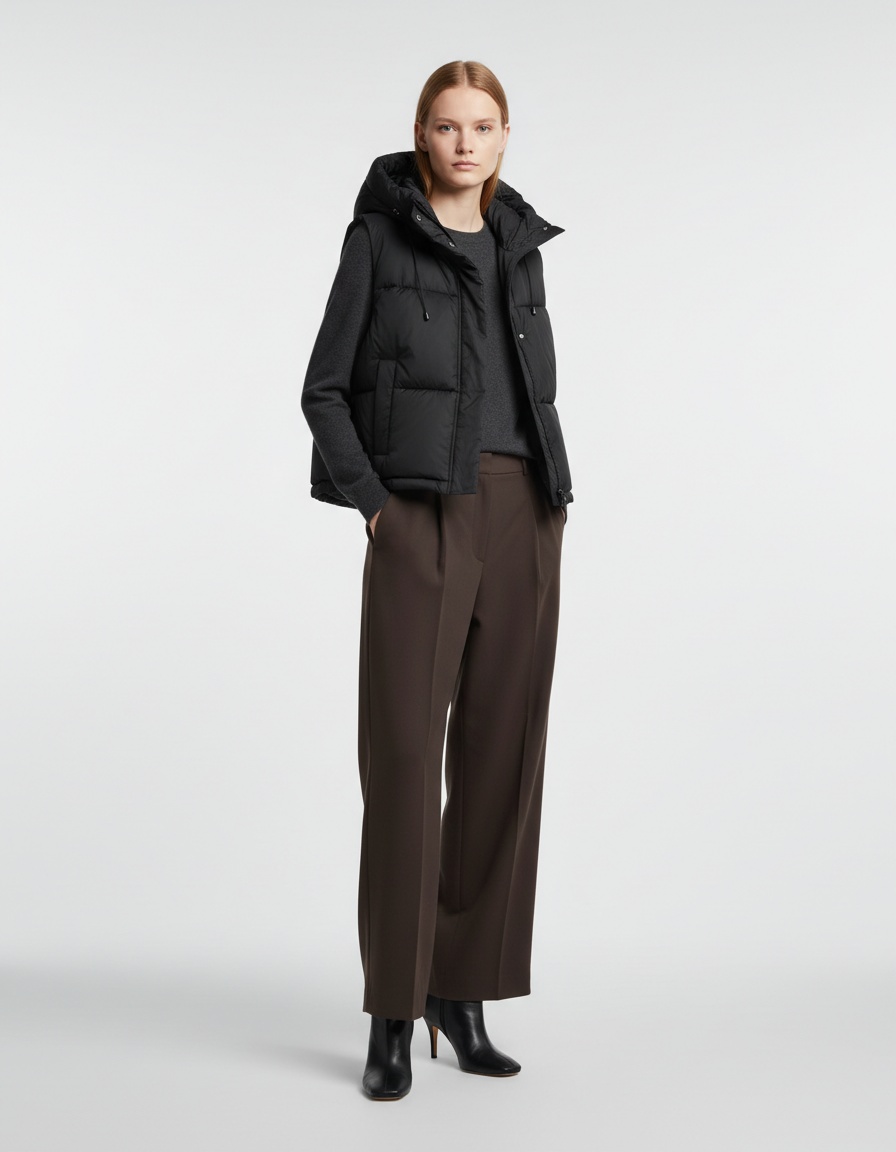 Gilet con cappuccio da donna - Elegante e versatile KUN-00098