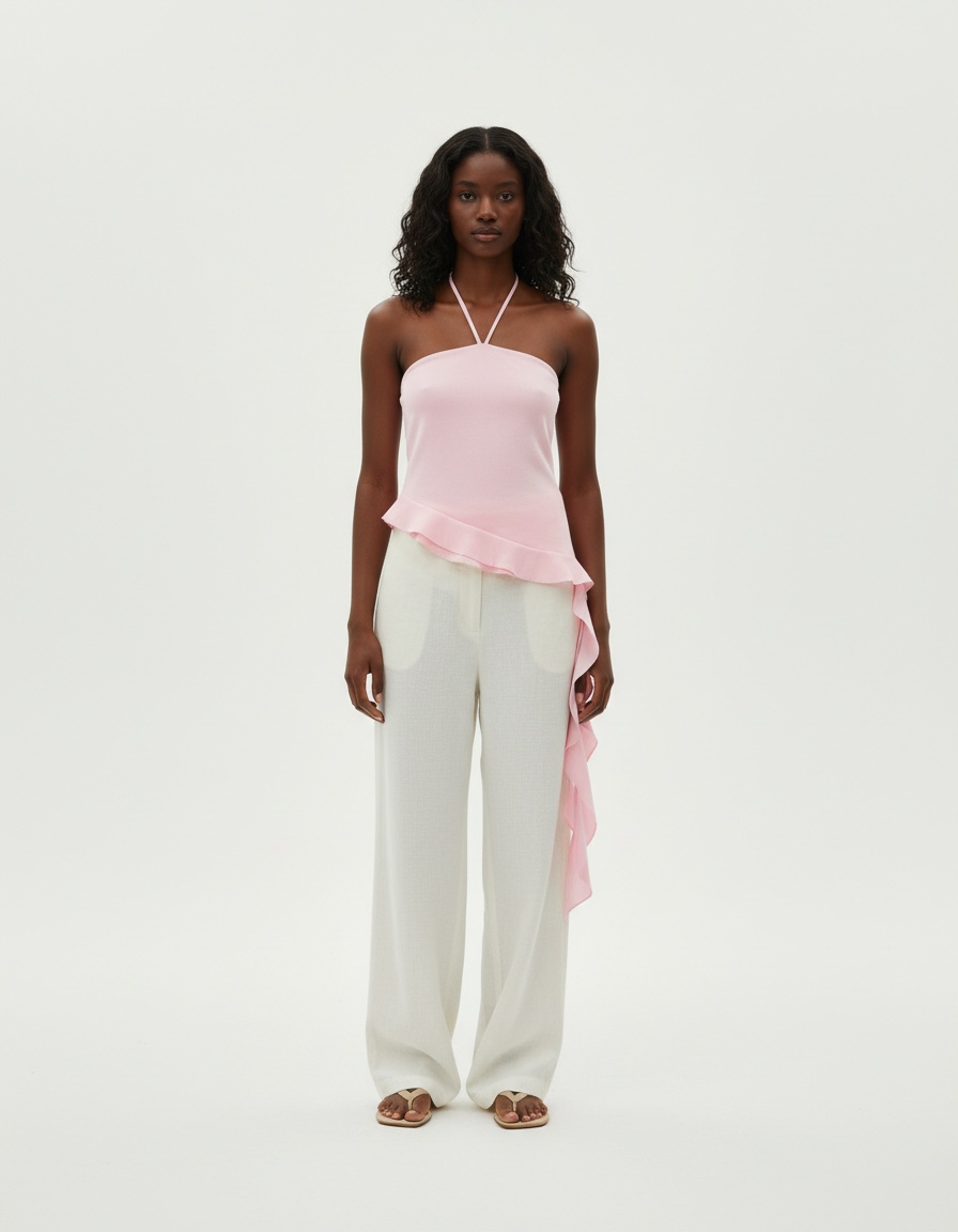 Top a strati con texture - Elegante camicetta da donna KUN-00108