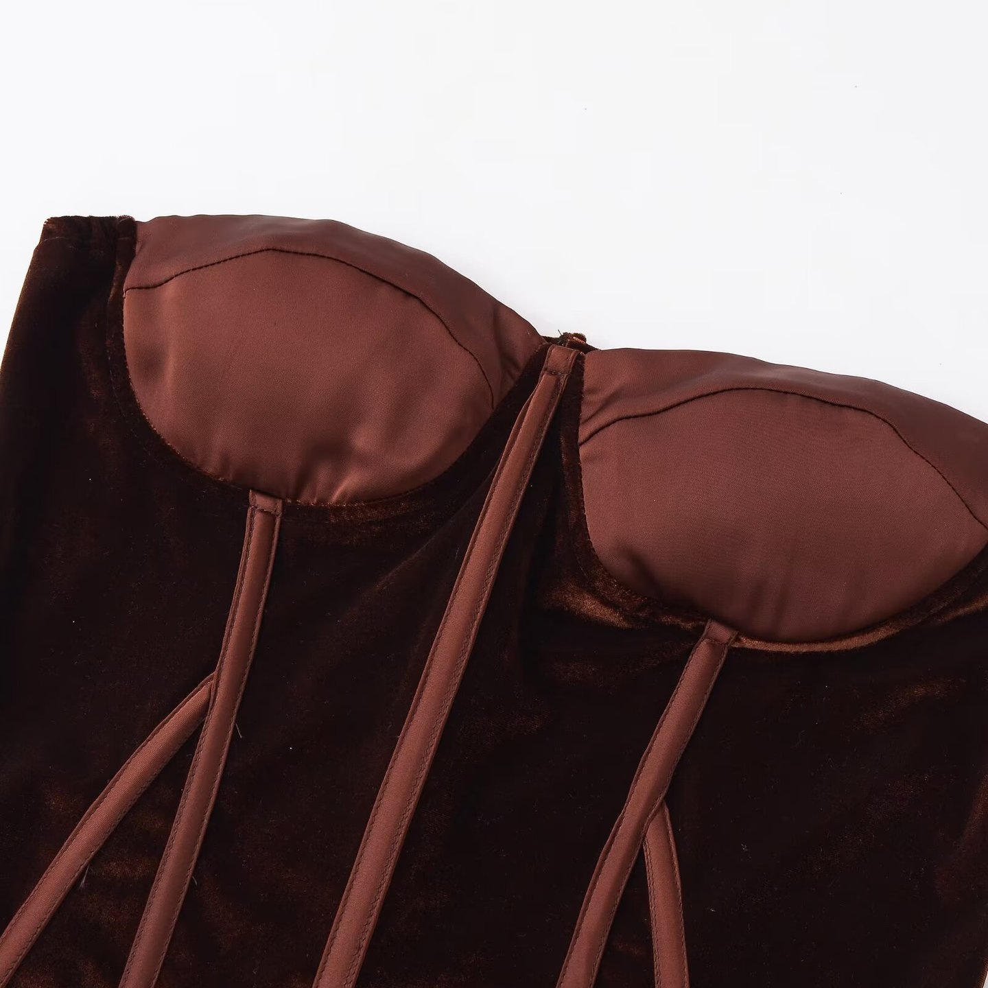 Top bustier in velluto - Elegante e trendy KUN-00117