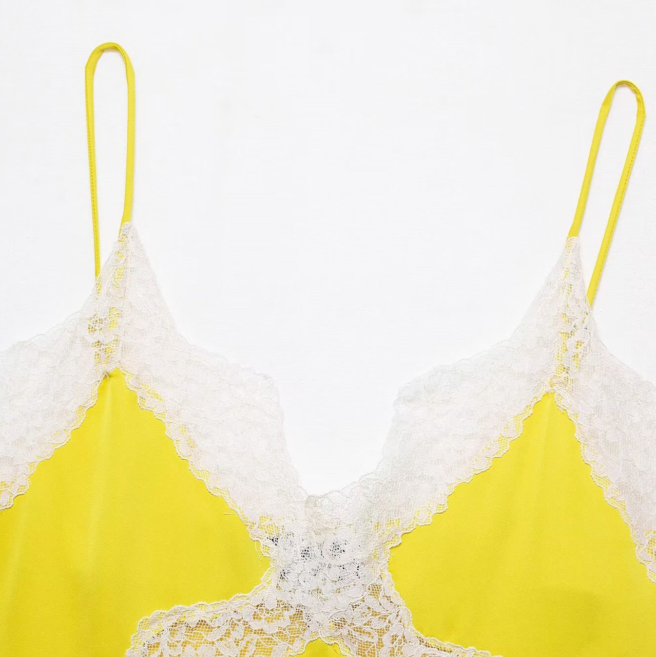 Lace Lingerie Style Top - Chic European Fashion KUN-00139