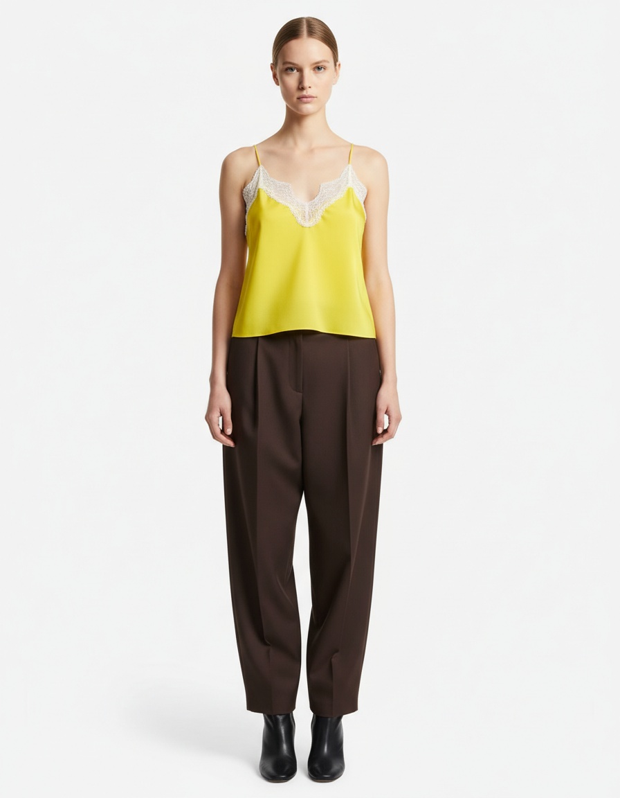 Lace Lingerie Style Top - Chic European Fashion KUN-00139