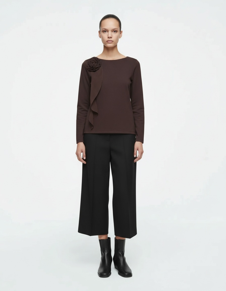 T-shirt floreale - Top trendy in stile europeo KUN-00008