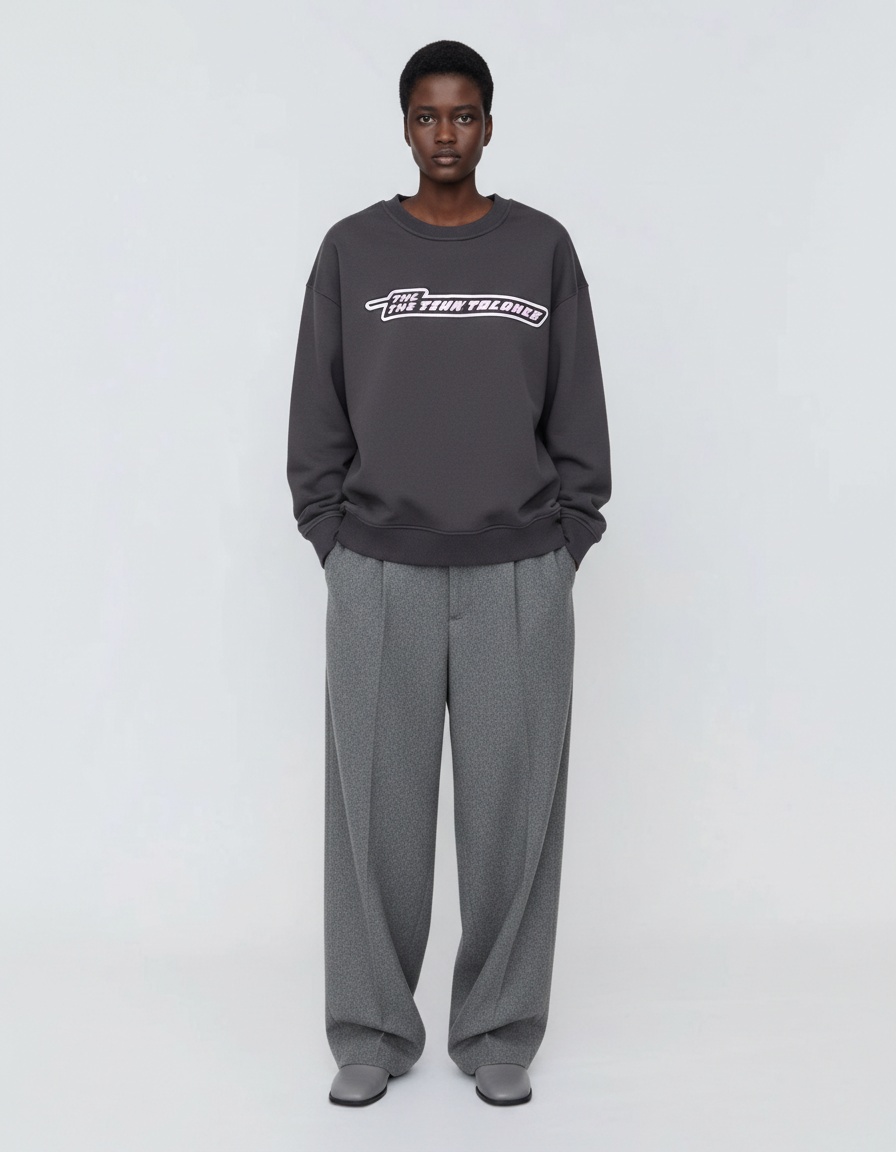 Women's Cartoon Sweatshirt - Washed Graphic Pullover KUN-00021