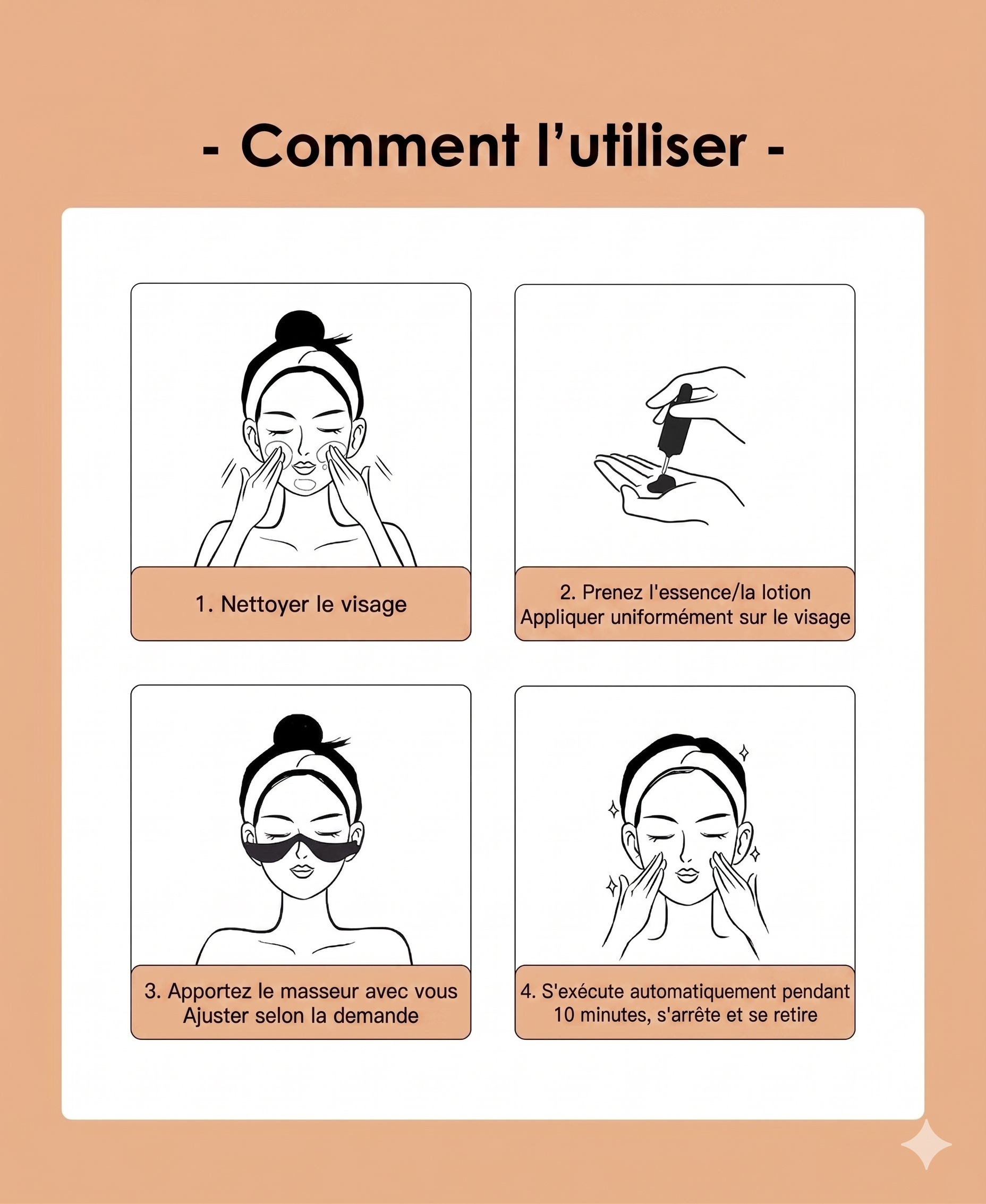 Appareil de massage oculaire EMS à lumière rouge - Revitalisez vos yeux, un plaisir quotidien