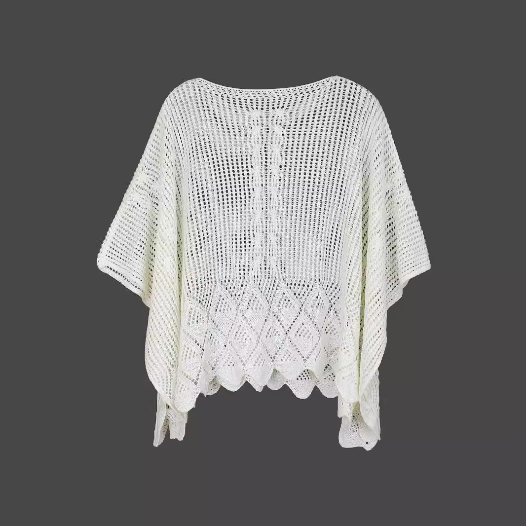 Crochet Beach Cover Up Summer Tunic Top