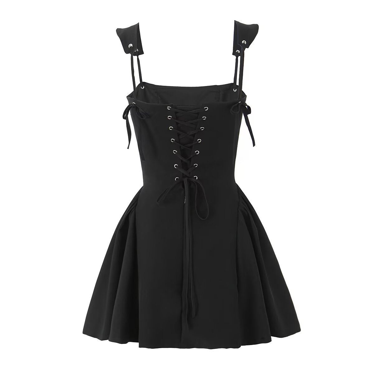 Sundress Bandage Ruffle Mini Skirt KUN-00027