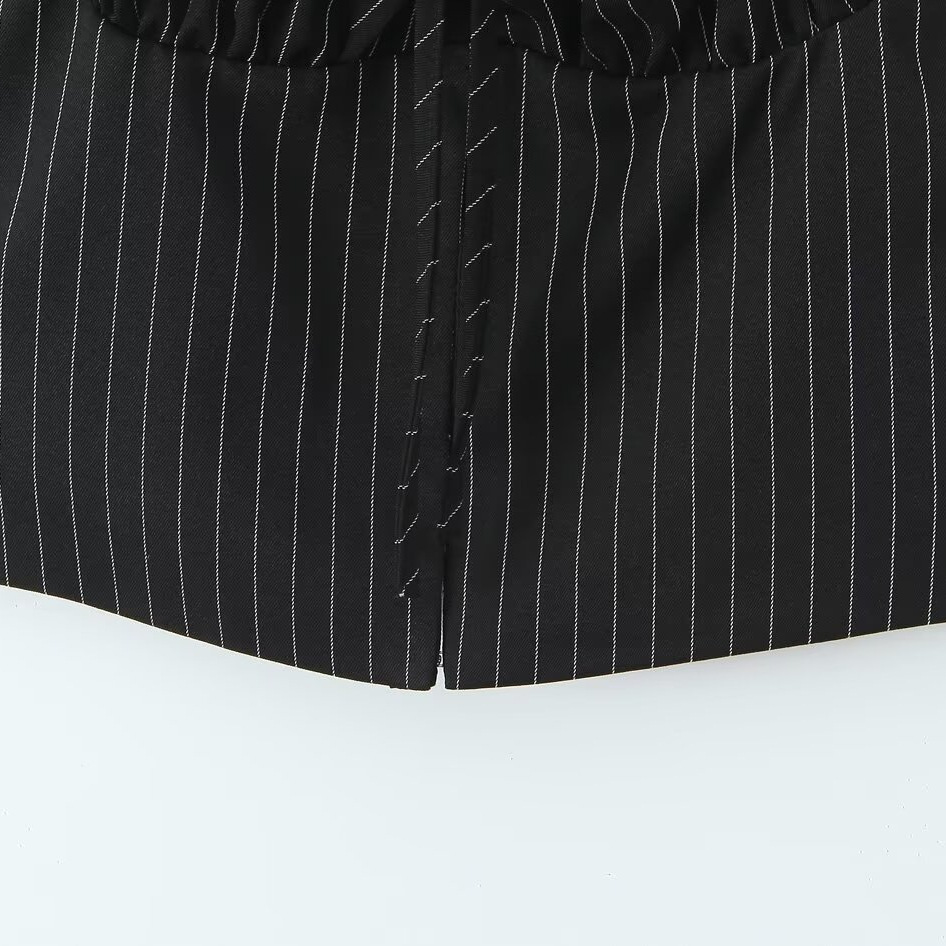 Striped Tie-Up Tank Top Classic Fashion Vest KUN-00001