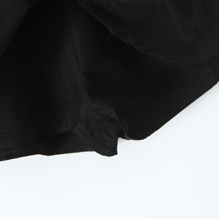 Suede A-Line Mini Skirt with Built-in Shorts KUN-00018