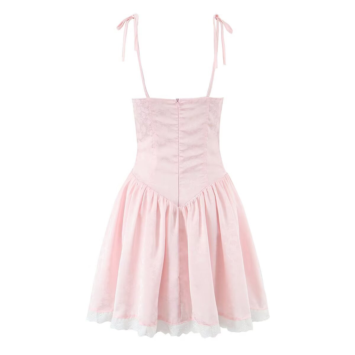 Vestido de mujer con lazo, elegante, estilo princesa, corte A, KUN-00015