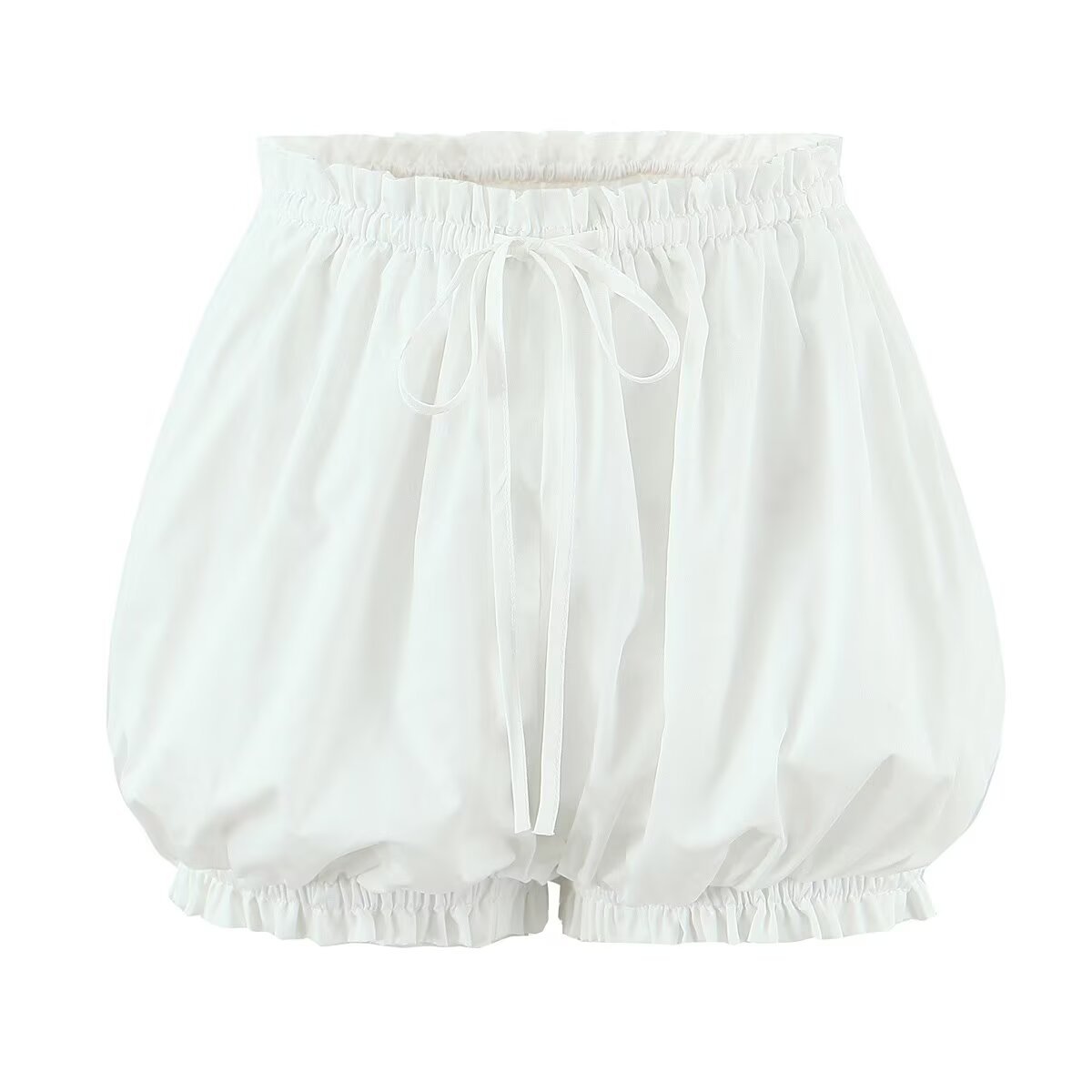 Conjunto de blusa con hombros descubiertos y pantalones cortos florales para mujer KUN-00032