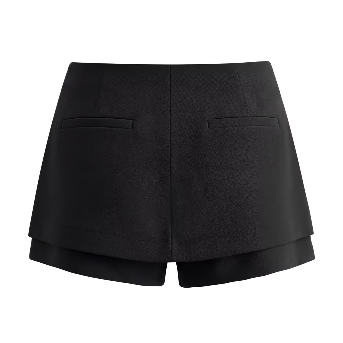 Women's A-Line Suit Skirt Pants - Stylish Slit KUN-00011