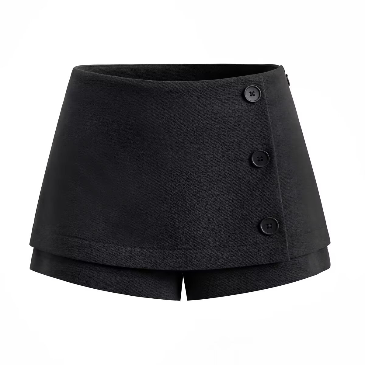 Women's A-Line Suit Skirt Pants - Stylish Slit KUN-00011