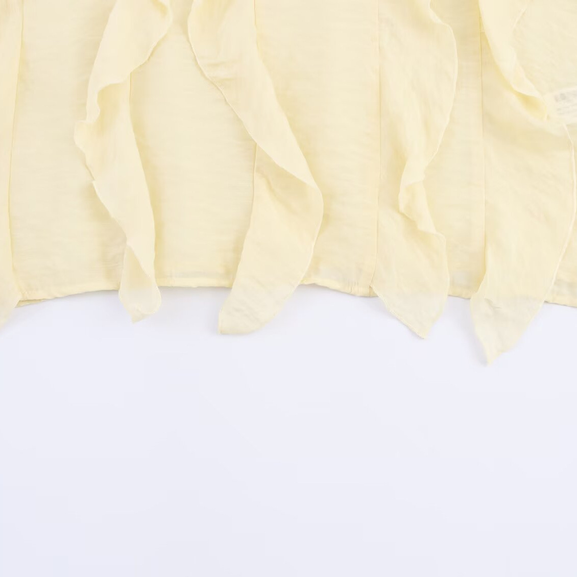 Layered Ruffle Blouse Romantic Style Top KUN-00093