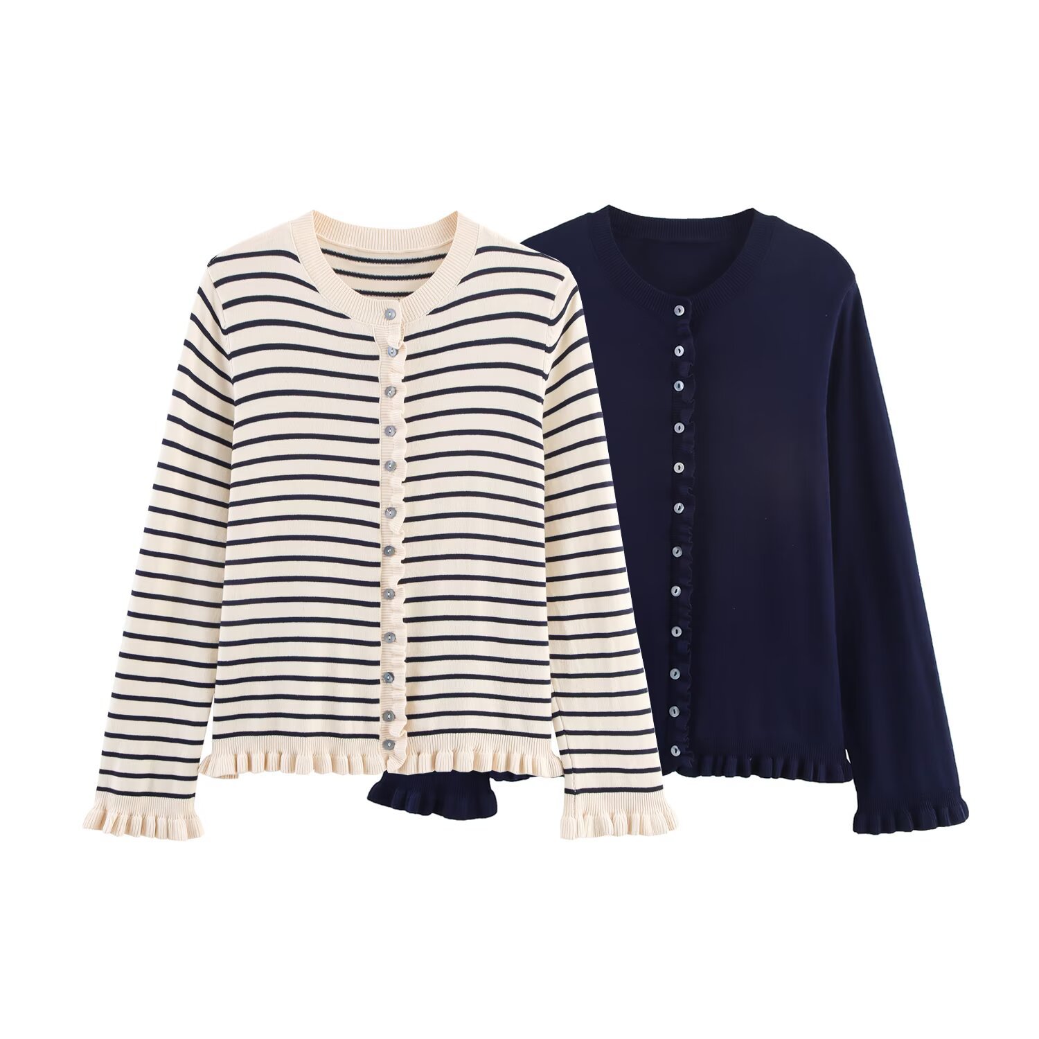 Cárdigan de punto a capas - Estilo europeo KUN-00095