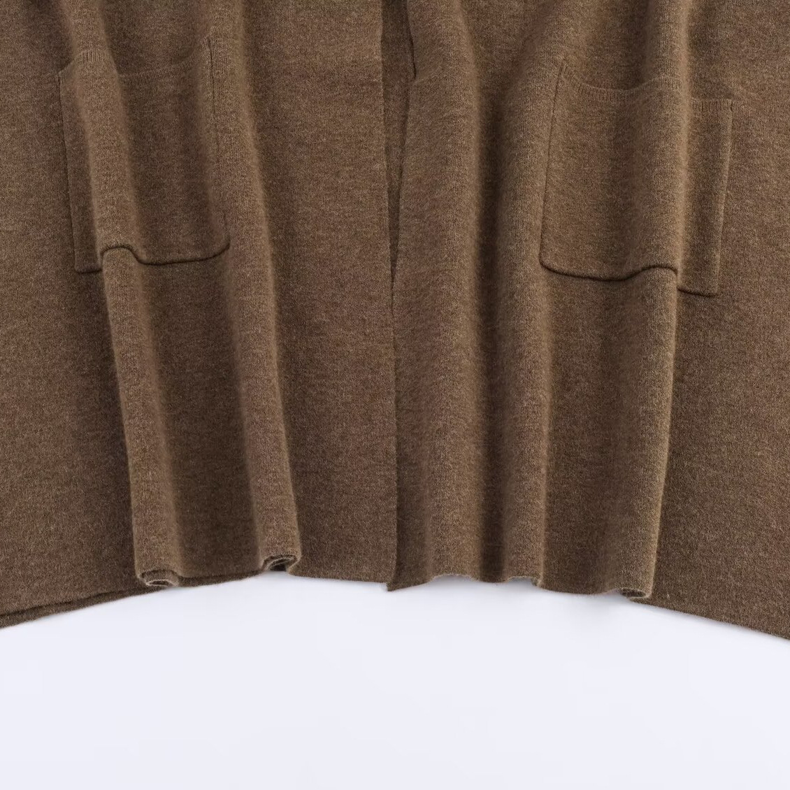 Knit Poncho Cape - Long, Stylish, European Style KUN-00080