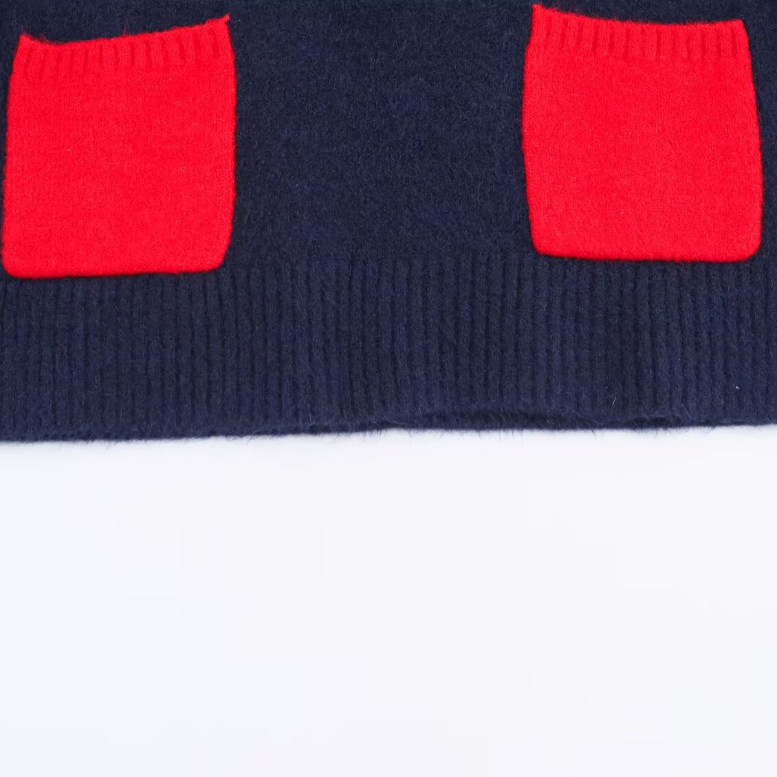 Stricktop Kurzarm, stylischer europäischer Stil KUN-00016