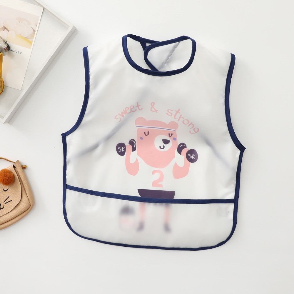 Baby Feeding Bibs - Cute Animal Print Set