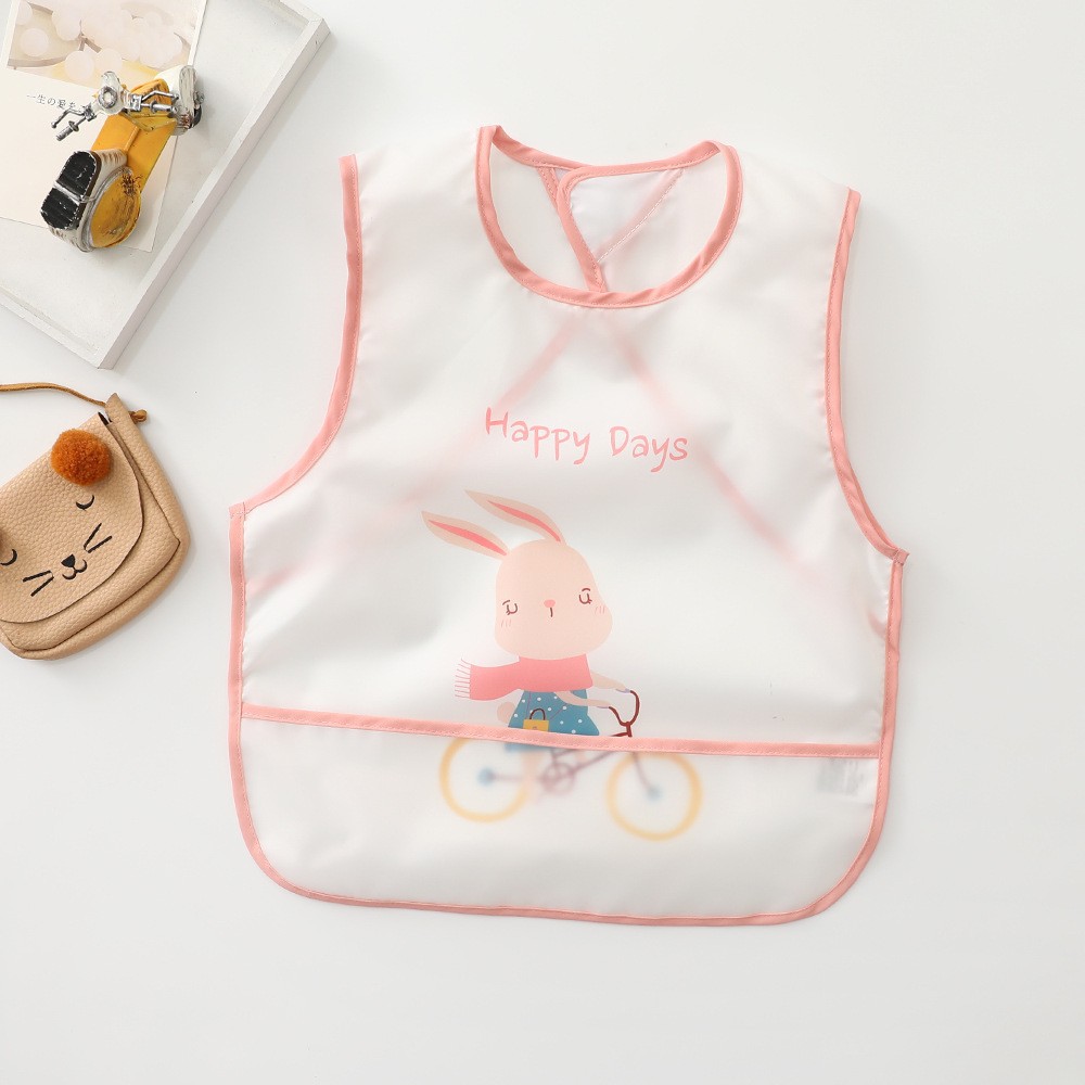 Baby Feeding Bibs - Cute Animal Print Set
