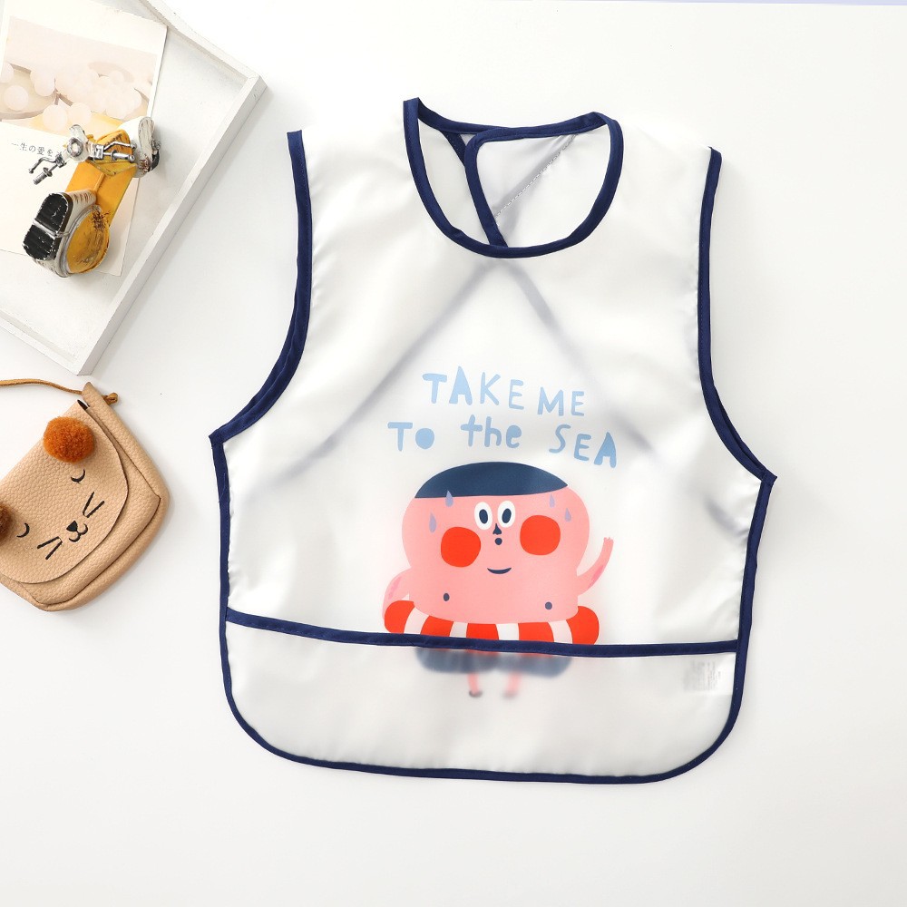 Baby Feeding Bibs - Cute Animal Print Set
