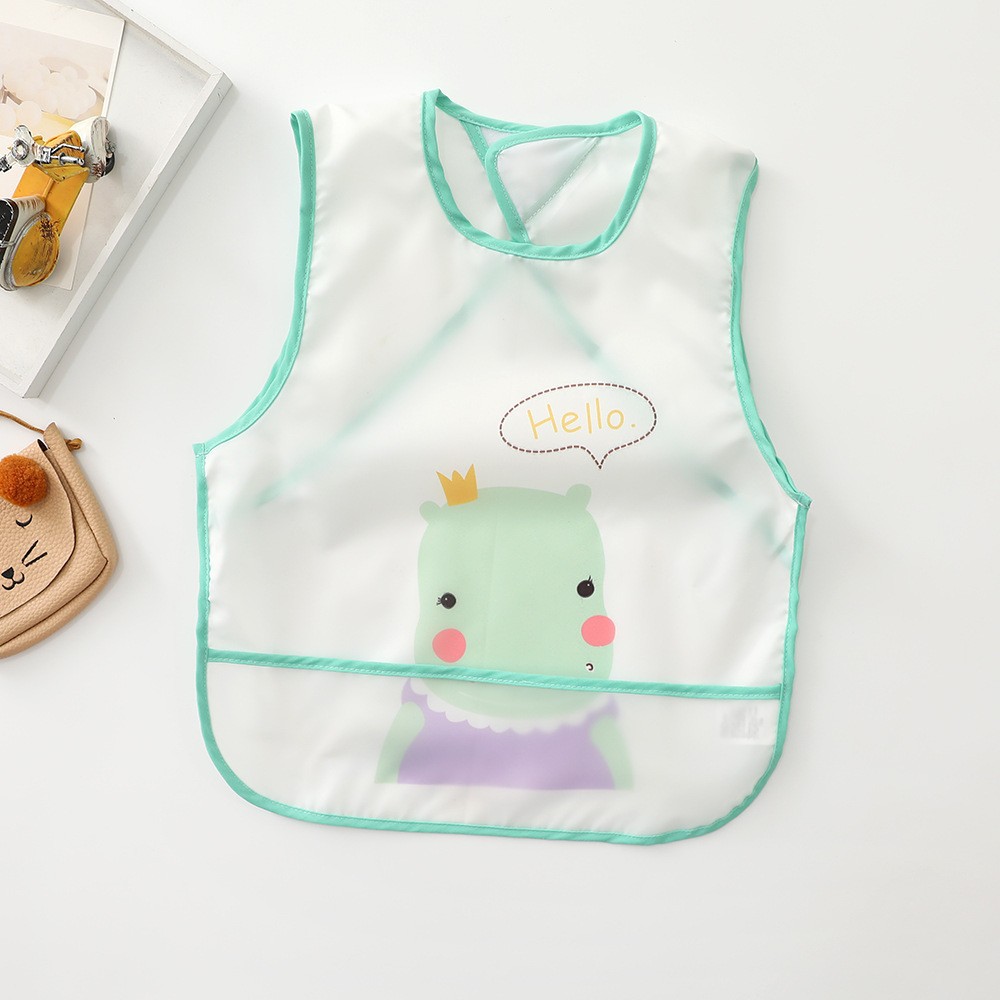 Baby Feeding Bibs - Cute Animal Print Set