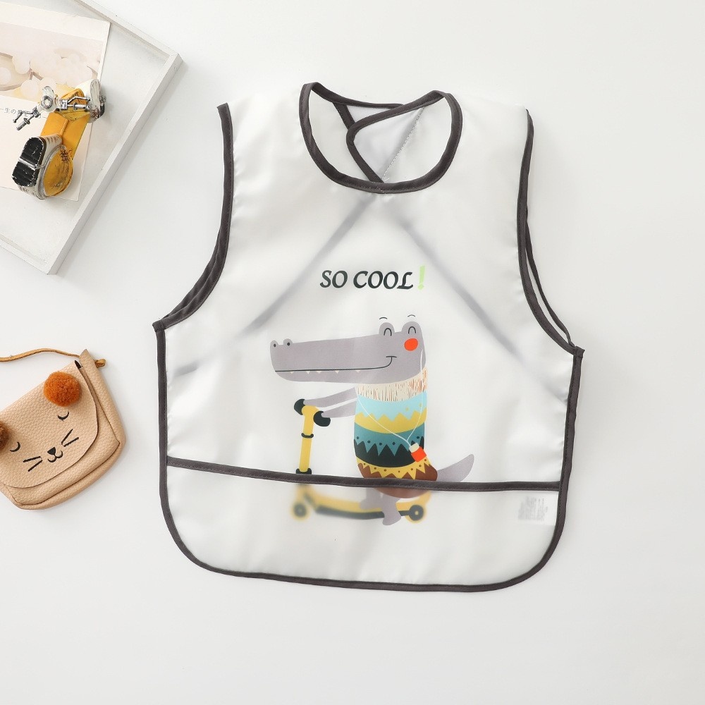 Baby Feeding Bibs - Cute Animal Print Set