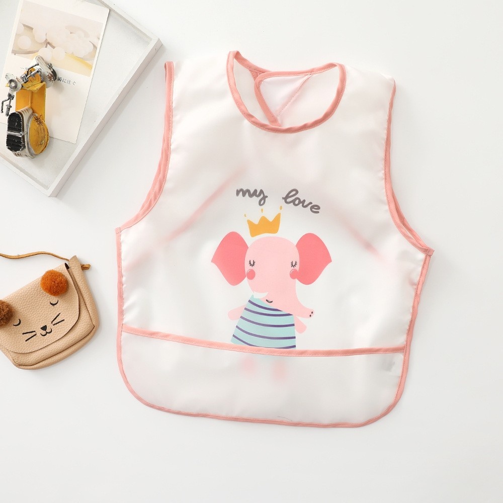 Baby Feeding Bibs - Cute Animal Print Set