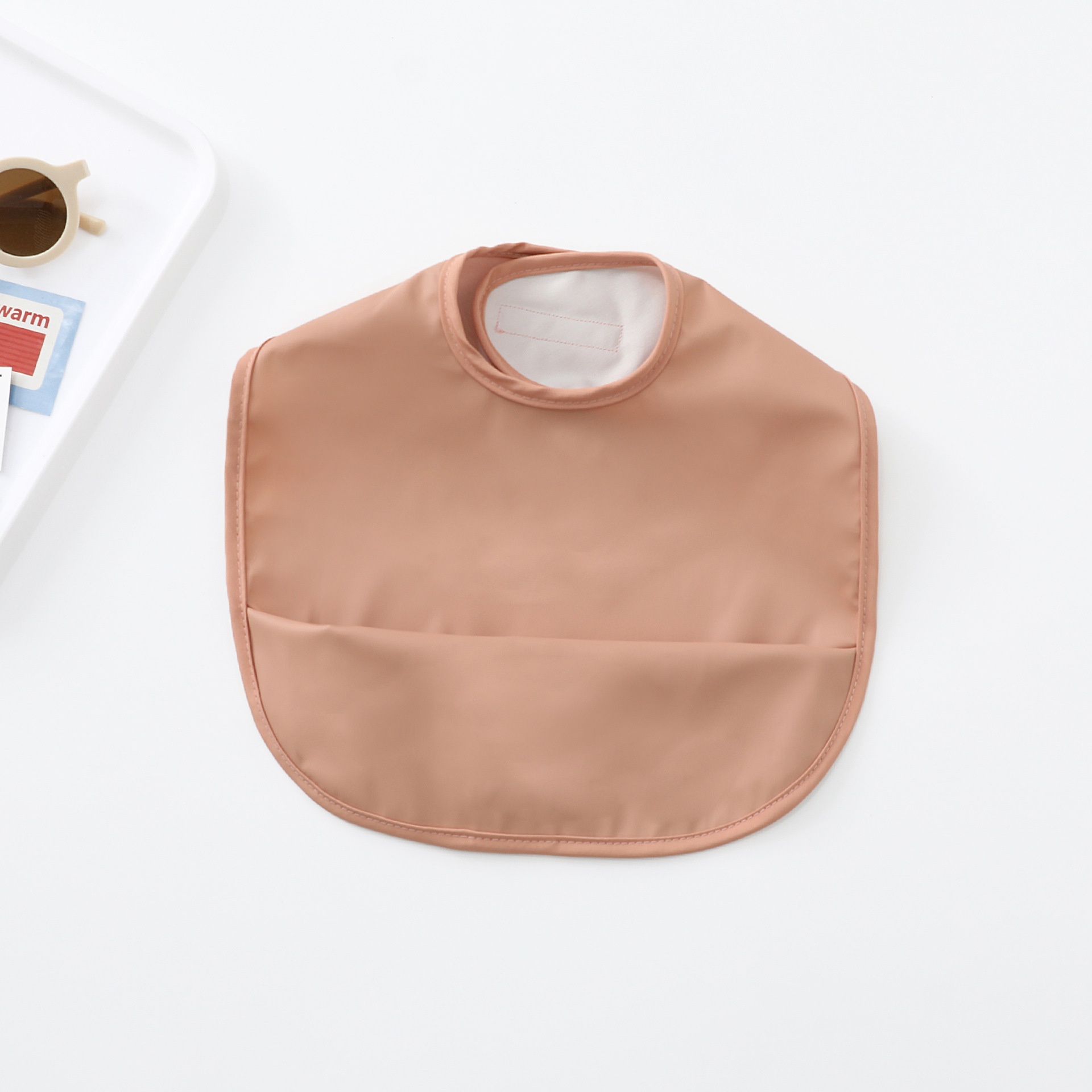 Baby Bib with Food Catcher Pocket