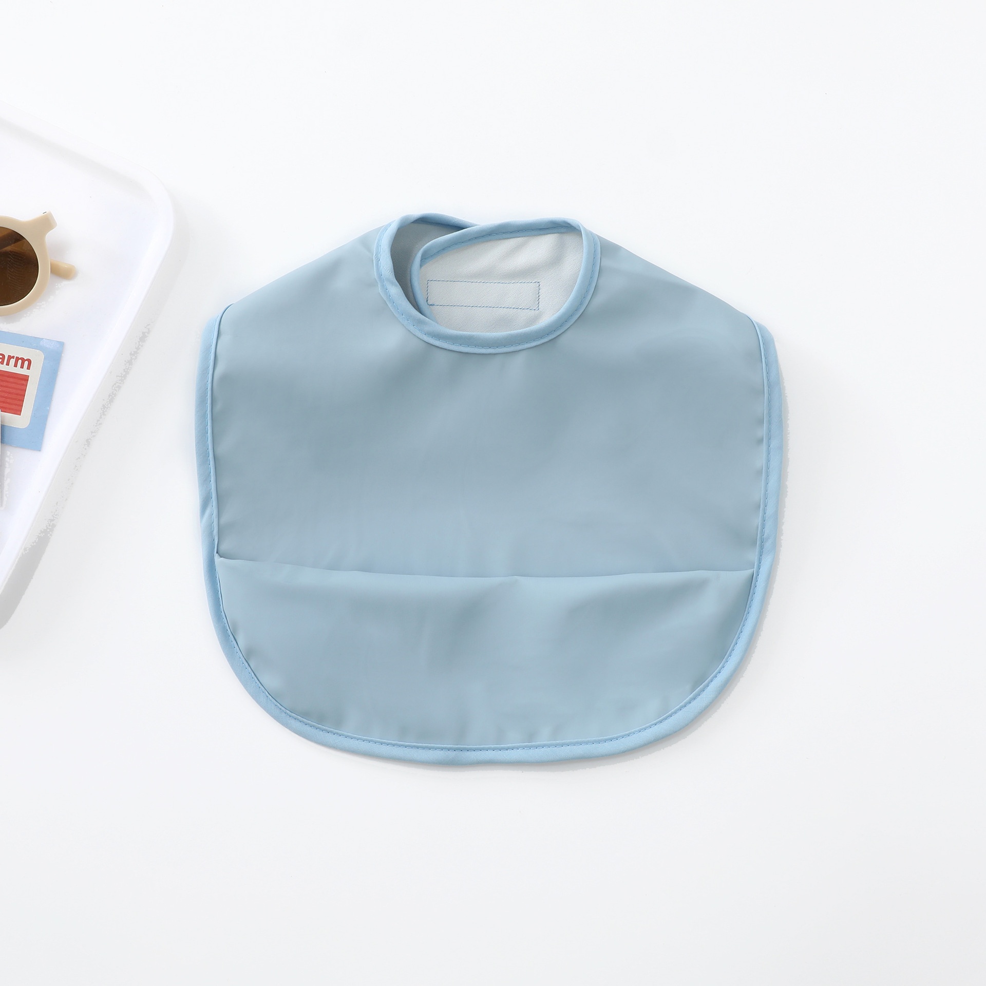 Baby Bib with Food Catcher Pocket