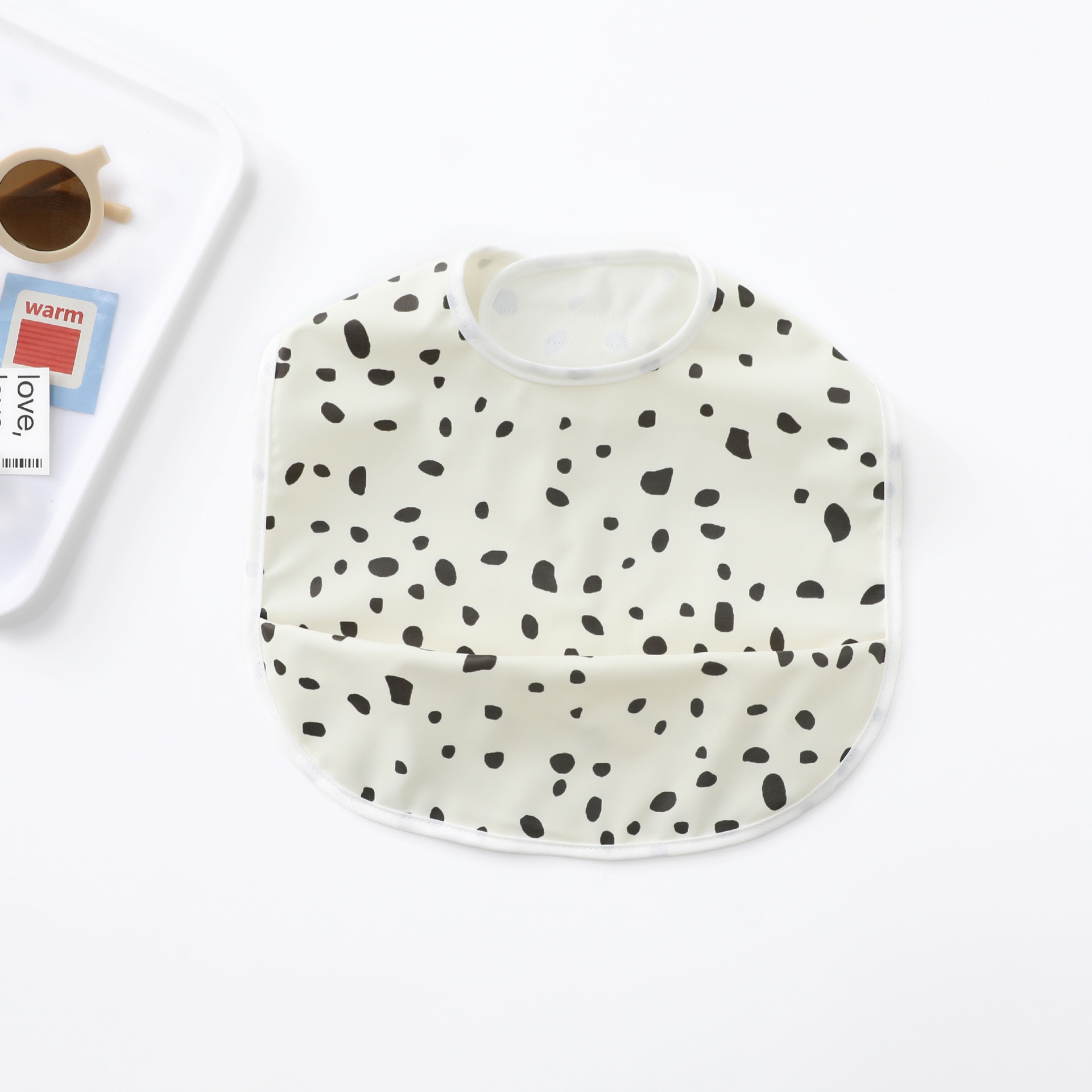 Baby Bib with Food Catcher Pocket
