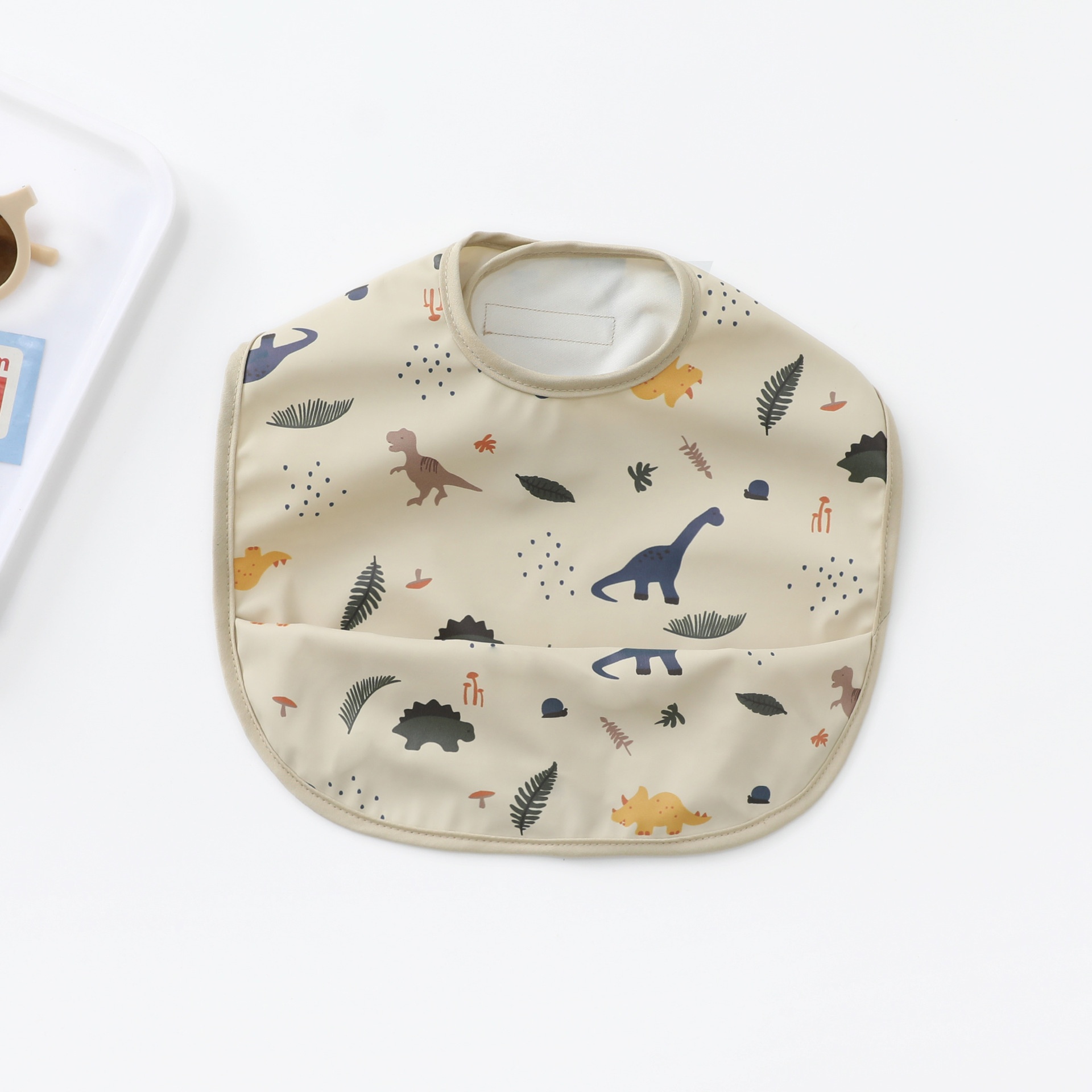 Baby Bib with Food Catcher Pocket