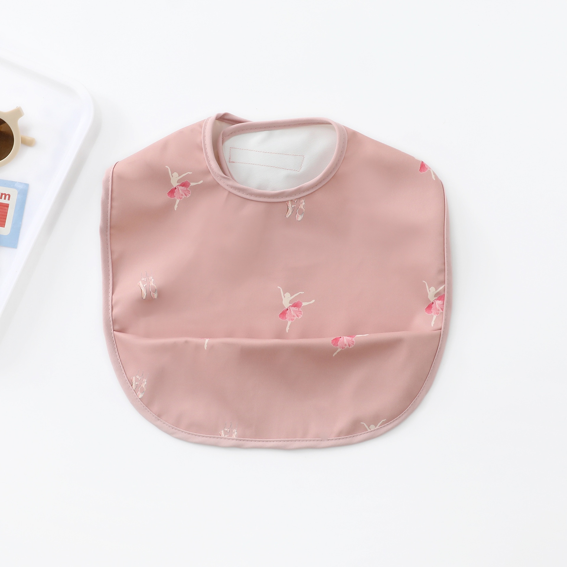 Baby Bib with Food Catcher Pocket