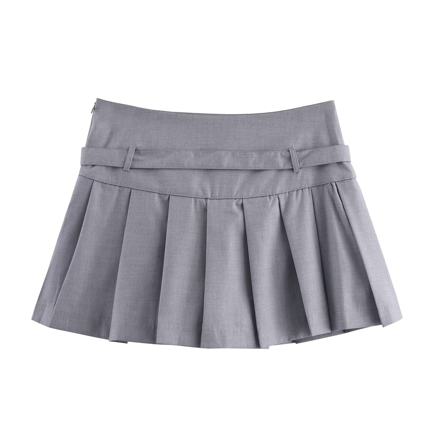 High Waist Pleated Shorts Skirt - Trendy Casual Women's KUN-00016