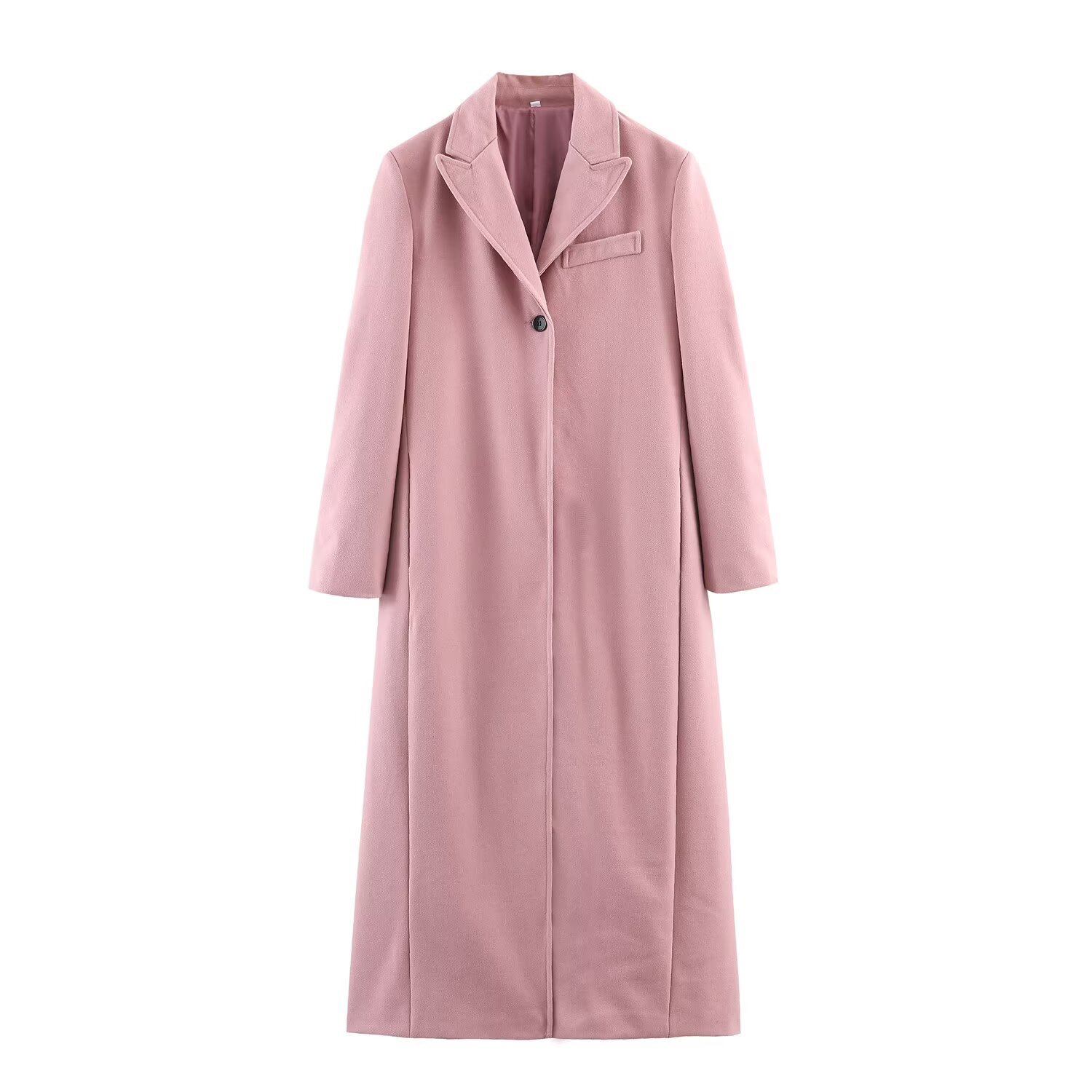 Women's Long Wool Coat - Fashionable Winter Overcoat KUN-00035