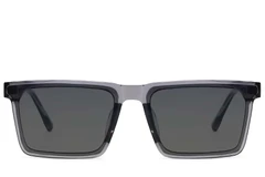 Lunettes photochromiques rectangulaires grises TR90 #BS1725-0078