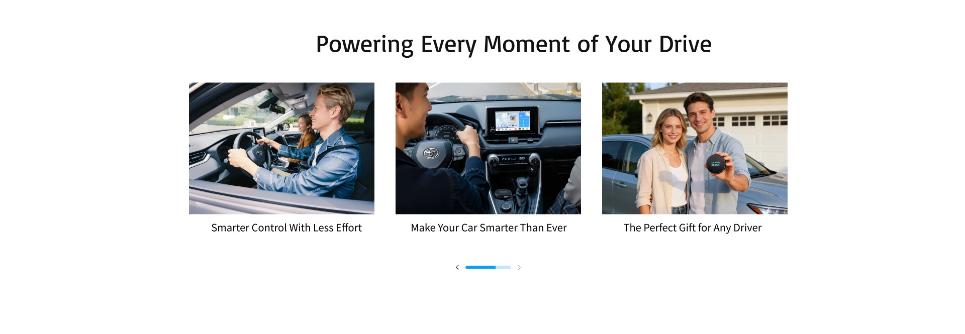 Wireless Android AI Box Car Adapter for CarPlay & Auto