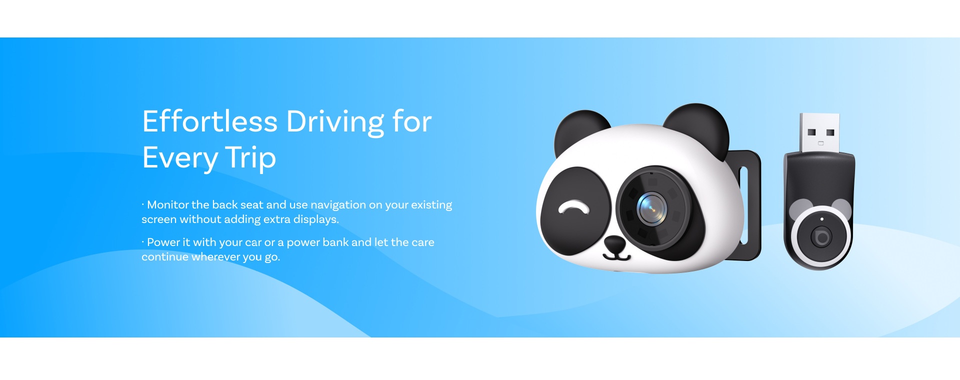 Wireless Car Baby Monitor Camera for CarPlay & Android Auto