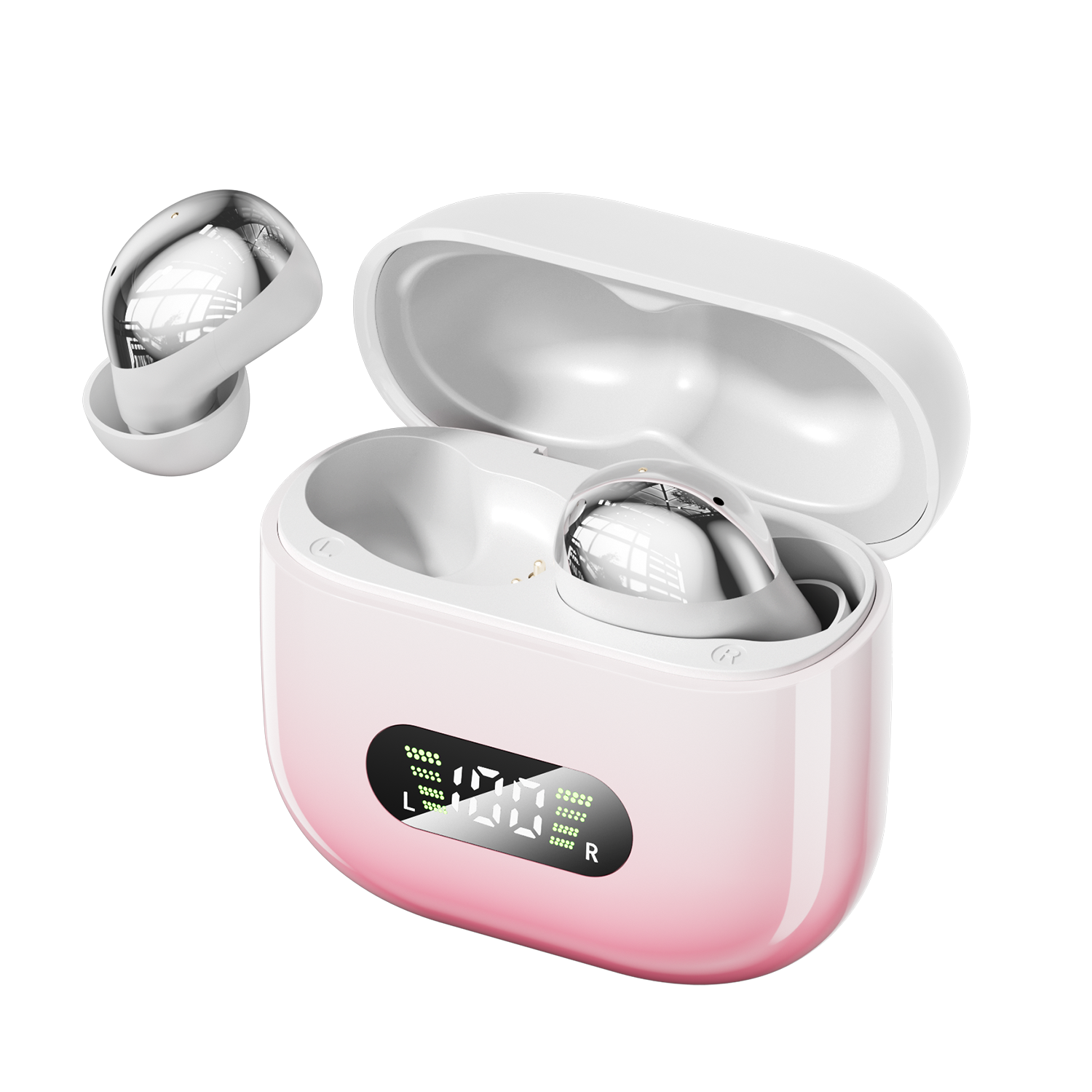 Wireless Bluetooth 6.0 Earbuds with LED Digital Display Model#M184