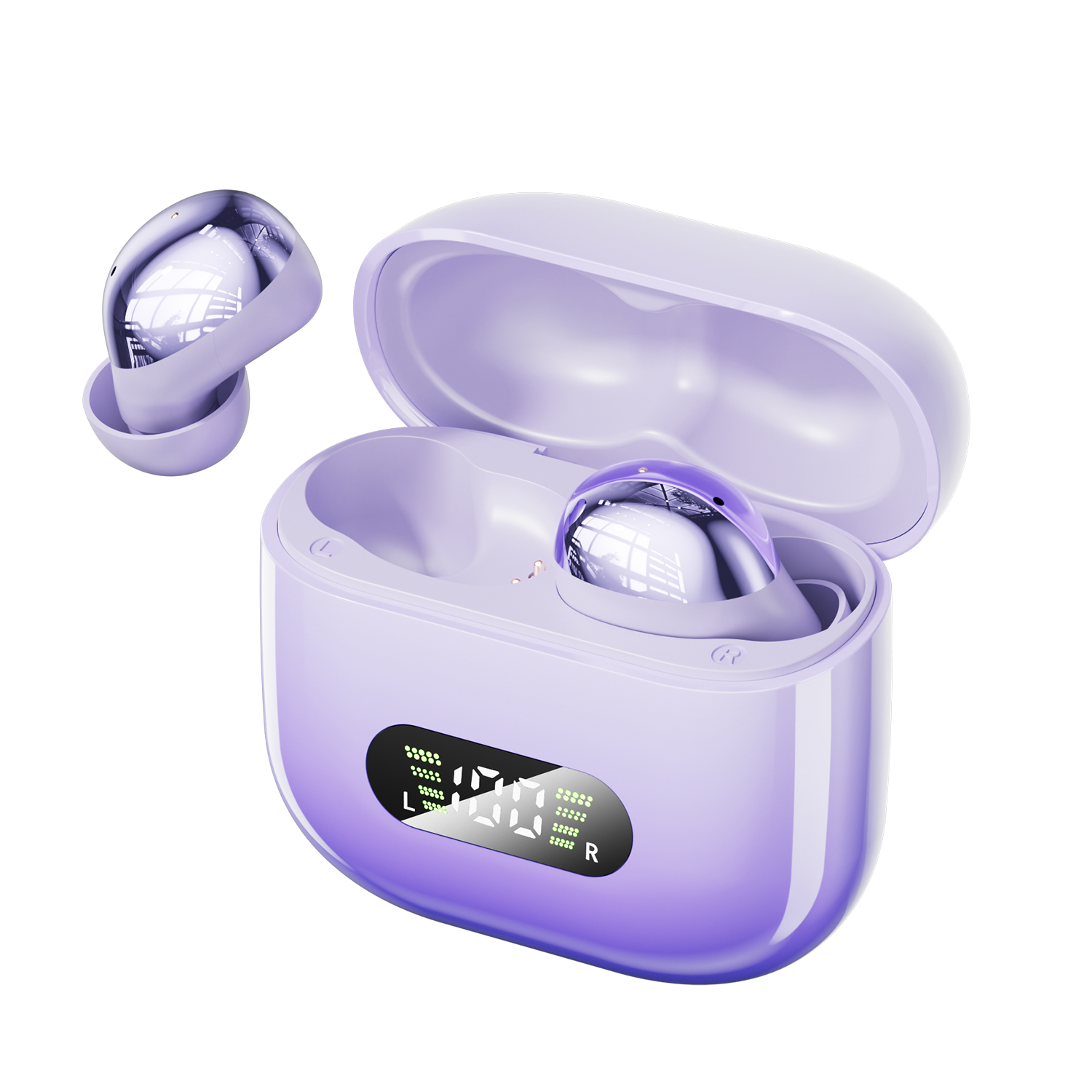 Wireless Bluetooth 6.0 Earbuds with LED Digital Display Model#M184