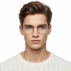 BS1913-0178_Golden_Geometric_Titanium_Glasses_model