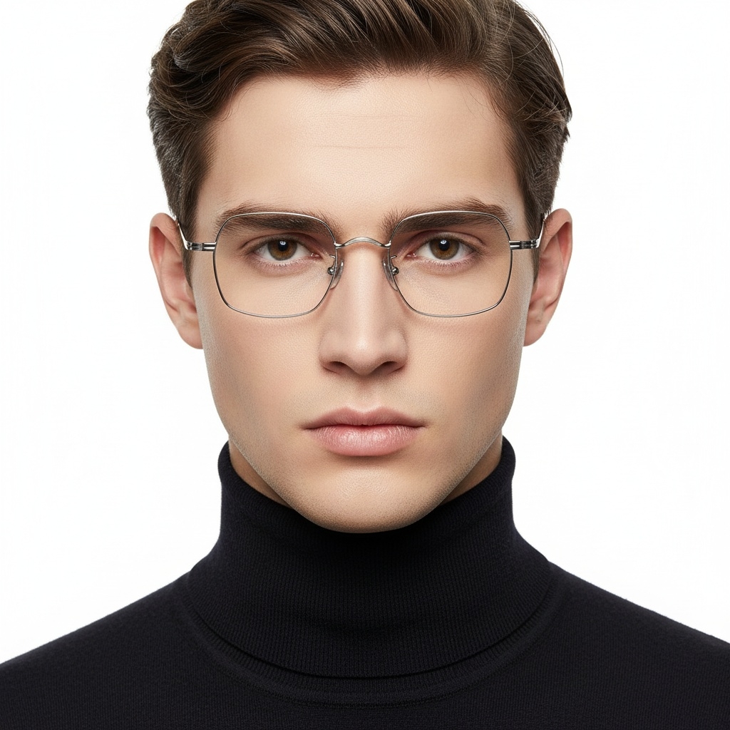 BS1913-0191_Silver_Geometric_Titanium_Glasses_model