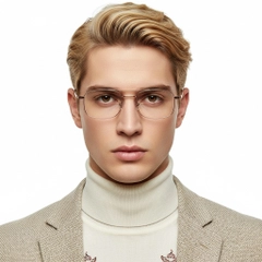 BS1913-0216_Pink_Rectangular_Titanium_Glasses_model