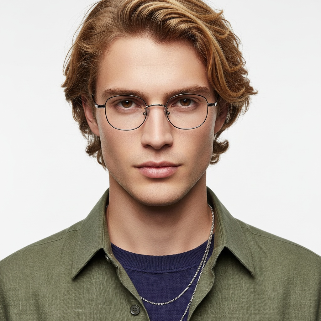 BS1913-0218_Black_Oval_Titanium_Glasses_model