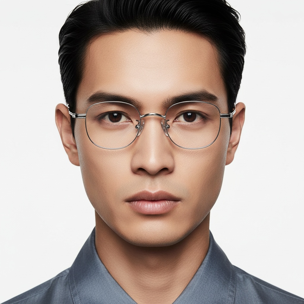 BS1913-0220_Silver_Oval_Titanium_Glasses_model