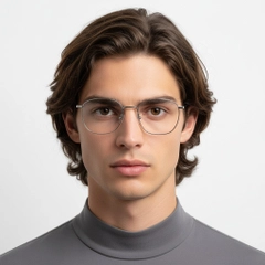 BS1913-0225_Silver_Rectangular_Titanium_Glasses_model