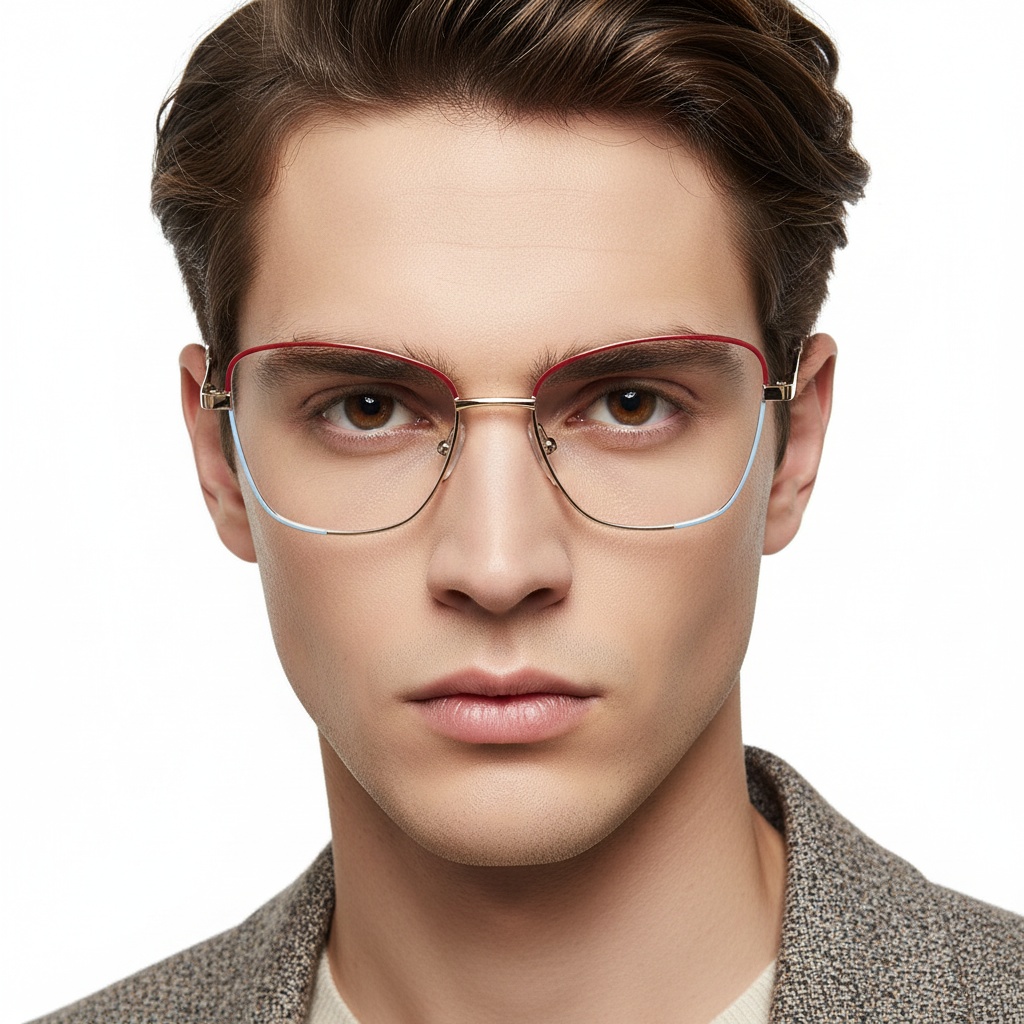 BS2425-0027_Purple_Butterfly_Metal_Glasses_model