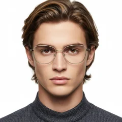 BS2425-0037_Green_Butterfly_Metal_Glasses_model