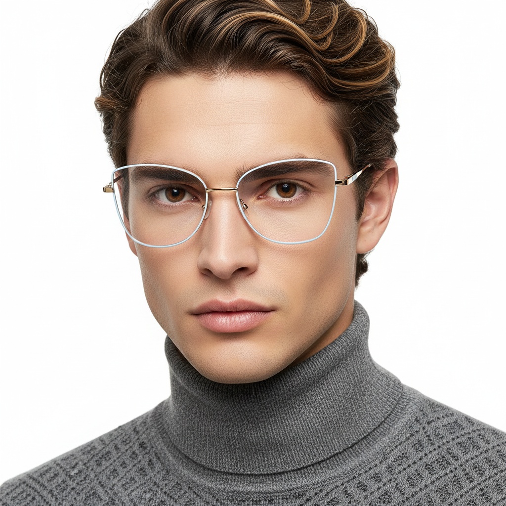 BS2425-0068_Blue_Butterfly_Metal_Glasses_model